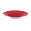 Churchill Stonecast Round Wide Rim Bowl Berry Red 240mm (Pack of 12)