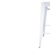 Bolero Bistro Galvanised Steel High Stools White (Pack of 4)