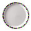 Olympia Kristallon Fairground Melamine Dinner Plates 230mm (Pack of 12)