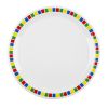 Olympia Kristallon Fairground Melamine Dinner Plates 230mm (12 pack)