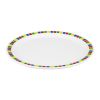 Olympia Kristallon Fairground Melamine Dinner Plates 230mm (12 pack)