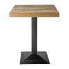 Bolero Pre-Drilled Square Table Top Urban Dark