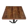 Bolero Pre-Drilled Square Table Top Urban Dark