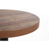 Bolero Pre-Drilled Round Table Top Urban Dark 600mm