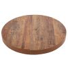 Bolero Pre-Drilled Round Table Top Urban Dark 600mm