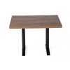 Bolero Pre-Drilled Rectangular Table Top Urban Dark 1100(W) x 700(D)mm