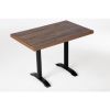 Bolero Pre-Drilled Rectangular Table Top Urban Dark 1100(W) x 700(D)mm