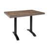 Bolero Pre-Drilled Rectangular Table Top Urban Dark 1100(W) x 700(D)mm