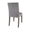 Bolero Chiswick Dining Chairs Charcoal Grey (Pack of 2)