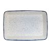 Churchill Stonecast Hints Rectangular Baking Dishes Indigo Blue 250 x 380mm