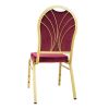 Bolero Regal Banquet Chairs Claret (Pack of 4)