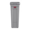 Rubbermaid Slim Jim Container With Venting Channels Grey 87Ltr