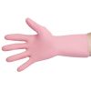 MAPA Vital 115 Liquid-Proof Light-Duty Janitorial Gloves Pink