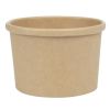 Colpac Recyclable Kraft Microwavable Soup Cups 225ml / 8oz (Pack of 500)