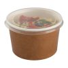 Colpac Recyclable Kraft Salad Pots With Lid (Pack of 150)