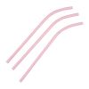 Fiesta Compostable Bendy Paper Straws Pink (Pack of 250)