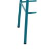 Bolero Cantina High Stools with Wooden Seat Pad Teal (Pack of 4)