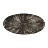 Churchill Studio Prints Stone Chefs Plates Quartz Black 347 x 173mm (Pack of 6)