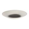 Churchill Bamboo Centre Print Deep Coupe Plates Quartz Black 281mm (Pack of 12)