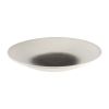 Churchill Bamboo Centre Print Deep Coupe Plates Quartz Black 255mm (Pack of 12)