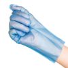 Nisbets Essentials Powder-Free TPE Gloves Blue (Pack of 200)