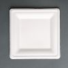 Fiesta Compostable Bagasse Square Plates (Pack of 50)