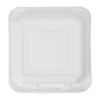 Fiesta Compostable Bagasse Hinged Food Containers (Pack of 200)