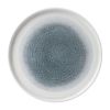 Churchill Raku Walled Plates Topaz Blue 260mm (Pack of 6)