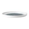 Churchill Raku Walled Plates Topaz Blue 260mm (Pack of 6)