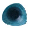 Stonecast Aqueous Lagoon Triangle Bowl 21oz (Box 12)