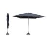 Eden Milan Round Parasol 2.5m Diameter Black