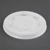 Fiesta Recyclable Polystyrene Lids for Cold Paper Cups (Pack of 1000)