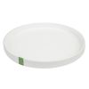 Vegware 185-Series Compostable Bon Appetit Wide PLA-lined Paper Food Bowl Lid (Pack of 300)