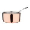 Vogue Induction Tri-Wall Copper Saucepan - 200x100mm