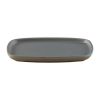 Churchill Emerge Seattle Oblong Plate Grey 222x152mm (Pack of 6)