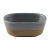 Churchill Emerge Seattle Dish Grey 120x90x50mm (Pack of 6)