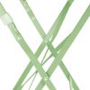 Bolero Square Pavement Style Steel Folding Table Light Green 600mm