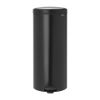 Brabantia Newlcon Pedal Bin Matt Black 30Ltr