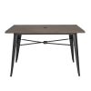 Bolero Complete OutdoorTable 120x76x76cm - Dark Wood