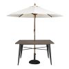 Bolero Complete OutdoorTable 120x76x76cm - Dark Wood