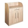 Dumbwaiter Oak Finish