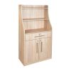 Waiter Station Oak Finish