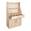 Waiter Station Oak Finish