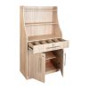 Waiter Station Oak Finish