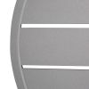 Bolero Aluminium Round Table Top Light Grey 580mm