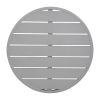 Bolero Aluminium Round Table Top Light Grey 580mm