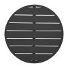 Bolero Aluminium Round Table Top Black 580mm