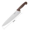 Hygiplas Cooks Knife Brown 25.4cm