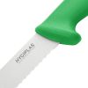 Hygiplas Slicer Serrated Green 25.4cm