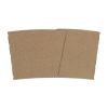 Fiesta Recyclable Corrugated Cup Sleeves for 8oz Cup (Pack of 1000)